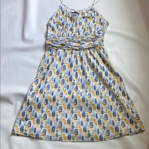 Tocca Blue and Yellow Floral Dress